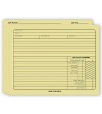 500 Manila Expandable Job Folder  / Nebs Deluxe # 277