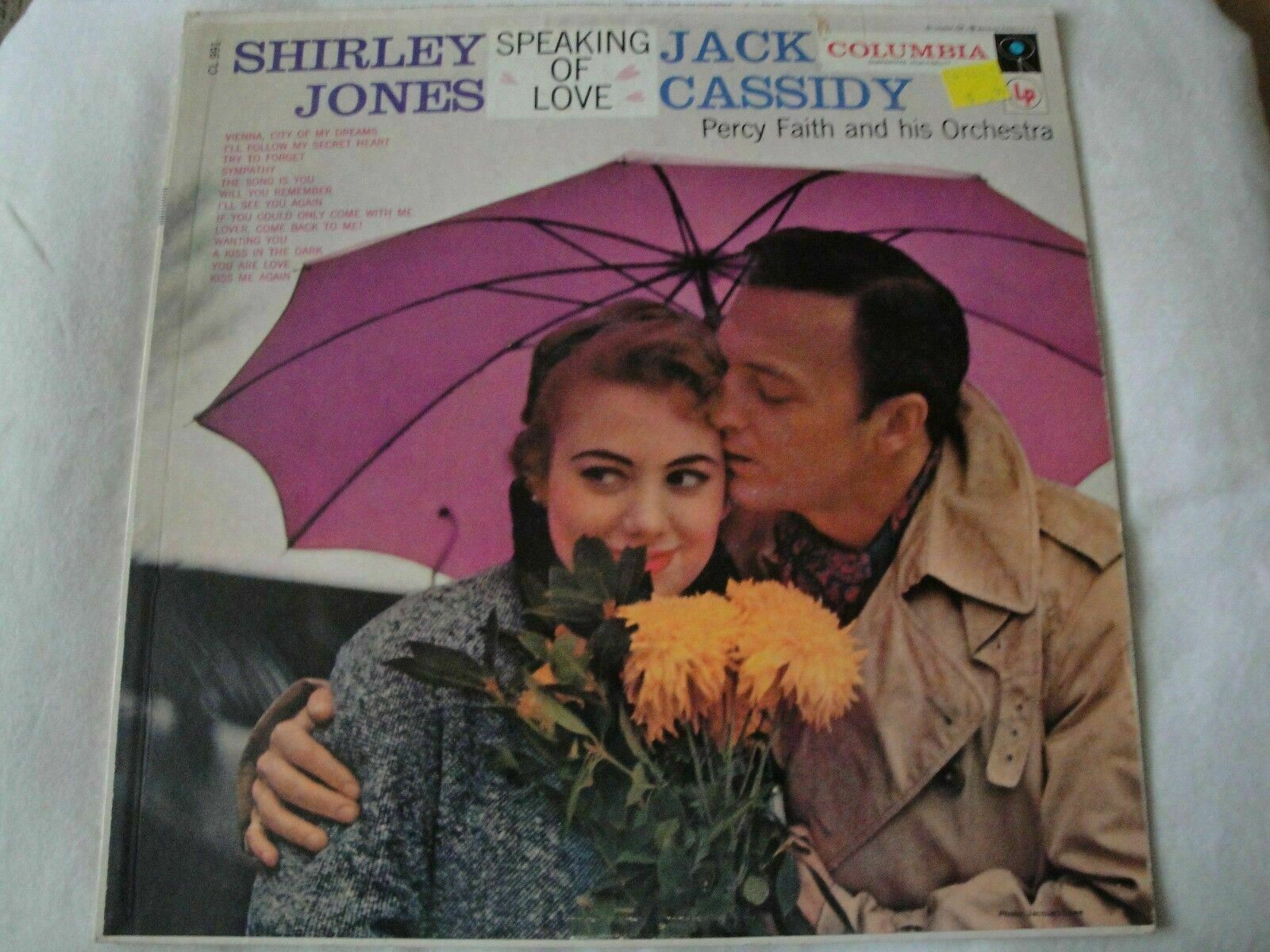 SHIRLEY JONES/JACK CASSIDY SPEAKING OF LOVE VINYL LP 1957 COLUMBIA RECORDS MONO