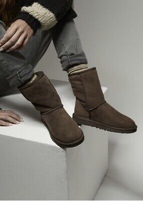 NIB Mens Womens Otz Suede Genuine Shearling Sheepskin Boots NIB Mens Womens Otz Suede Genuine Shearling Sheepskin Boots