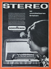 B92. Nordmende Stereo Radio Advertising Advertising 1960