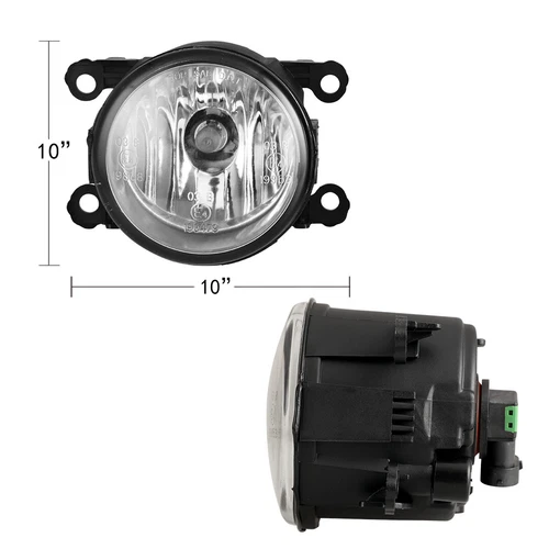 For Subaru Impreza 2012-2018 Clear Pair Bumper Fog Lights Replacement Lamps L+R - Picture 5 of 10