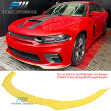 For 15-23 Dodge Charger Front Bumper Lip Protection Yellow -Only Fit IKON Bumper