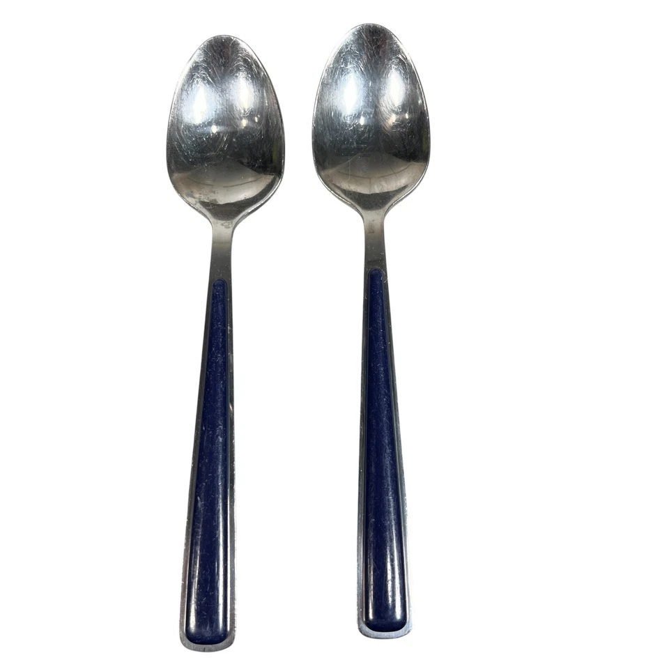 Juego de cubiertos vintage Fiesta Merengue mango plástico lote Foto 4 de 4