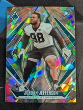 2024 Panini Phoenix Jordan Jefferson Silver Ice Holo Prizm Rookie Card RC 
