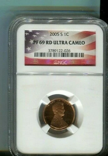 2005-S Lincoln Cent Proof - NGC PF69 RD Ultra Cameo