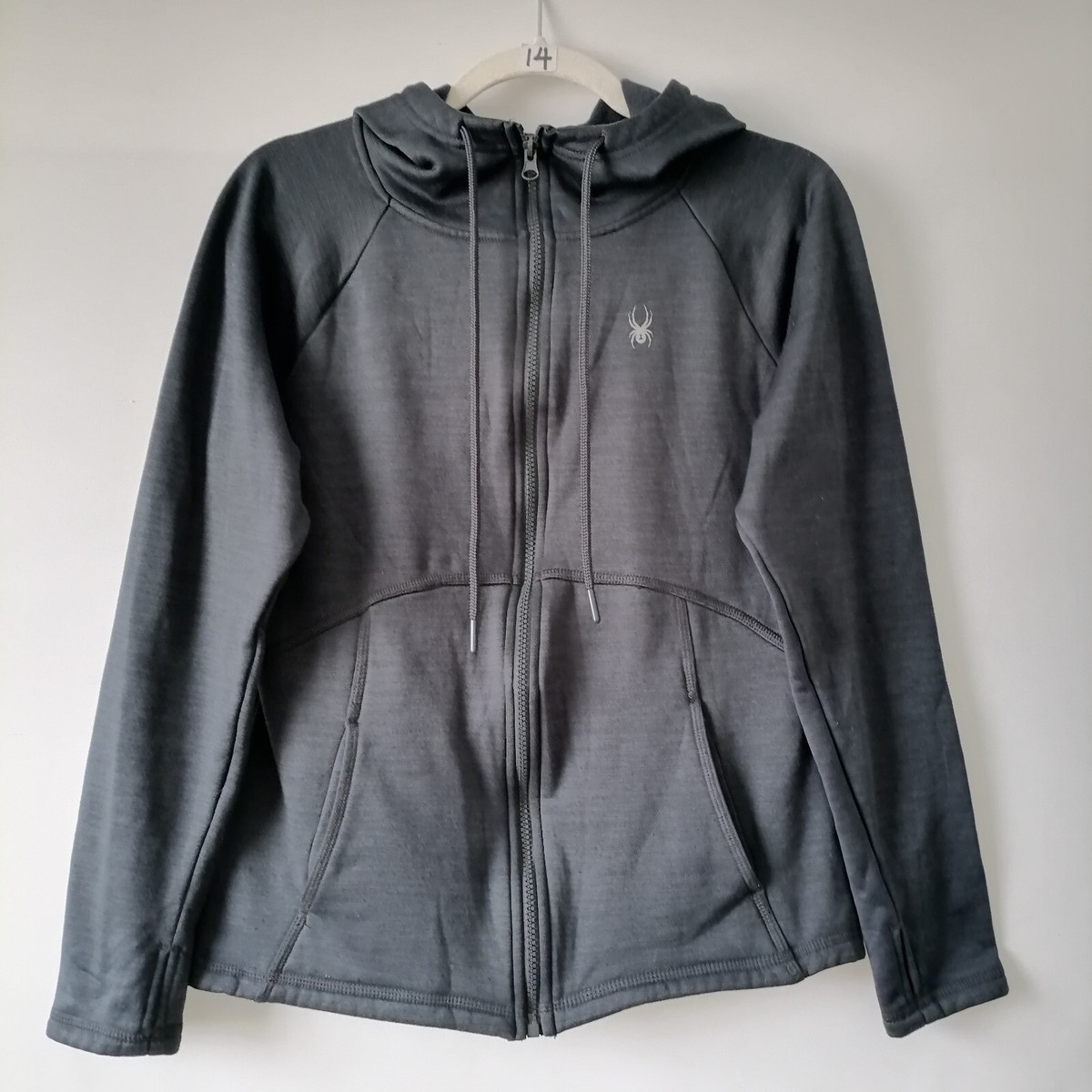 Spyder Active Tear Away Boys Gray Long Sleeve Outdoor Full