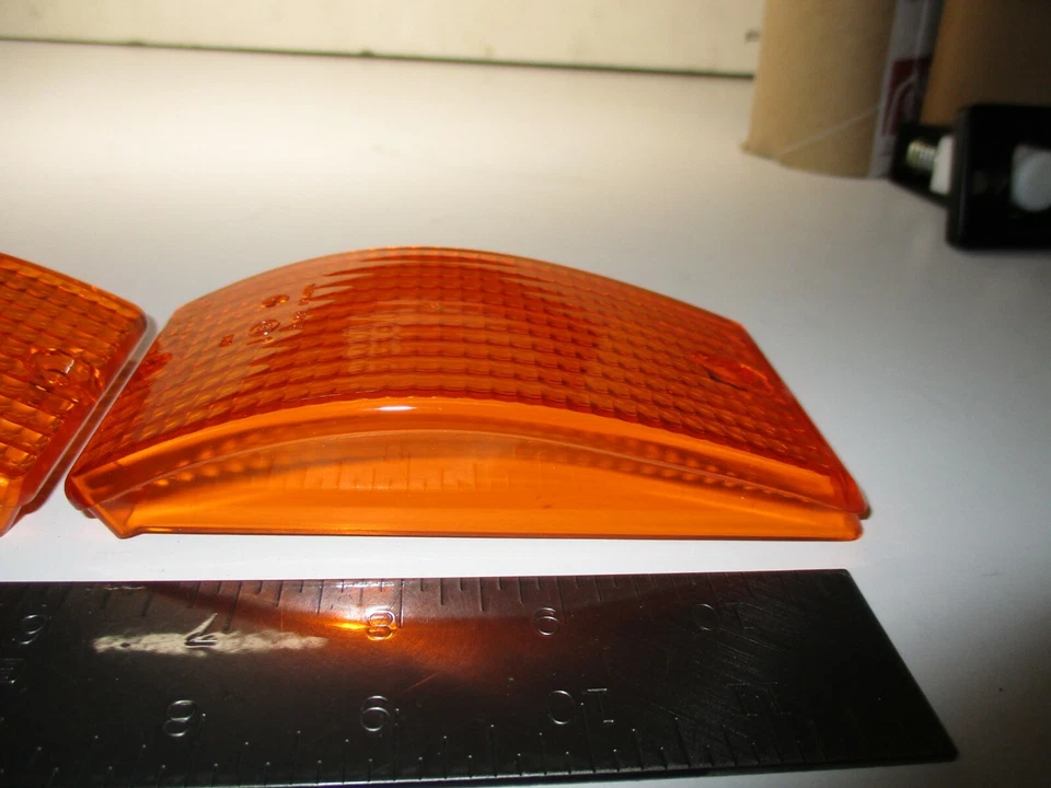 PAR DE LENTES INTERMITENTES DELANTEROS PORSCHE 924 924S 944 EE. UU. NUEVO MERCADO DE ACCESORIOS 477953161A Foto 3 de 4