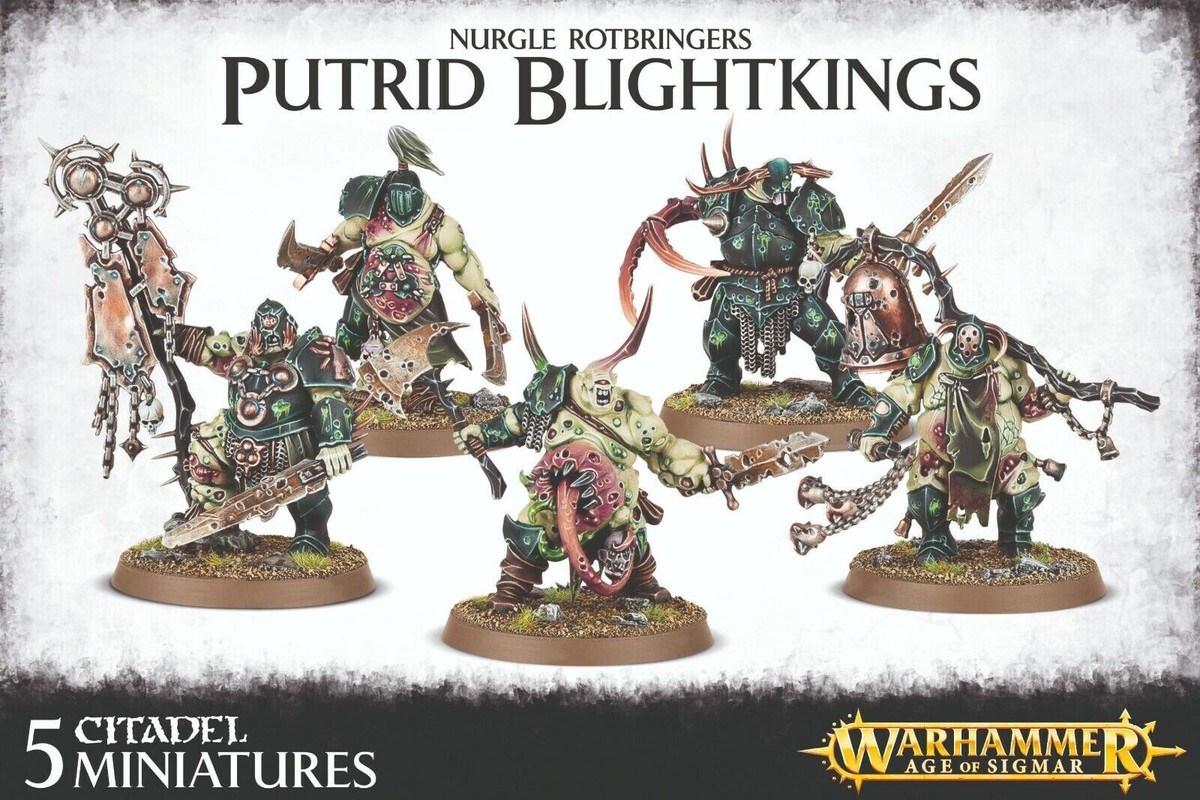 Maggotkin of Nurgle Putrid Blightkings - Warhammer Age of Sigmar