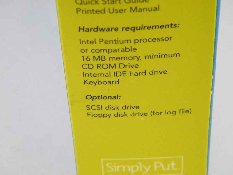 SIMPLY PUT ~ HARD DRIVE DATA ELIMINATOR ~ SEALED - Image 3 of 3