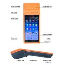 Handheld PDA Printer Smart POS Terminal Wireless Receipt Printer Android US O2D8