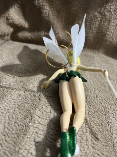 RAR Vintage Sammlerstück Weihnachten Disney Tinker Bell Glasfaser Baumspitze - Bild 4 von 15