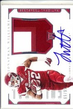 jon williams rc rookie draft auto jersey arkansas razorbacks college 3C #/99 16