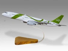 Boeing 757-200 Song Desk Wood Airplane New Model Small Scale 1/130