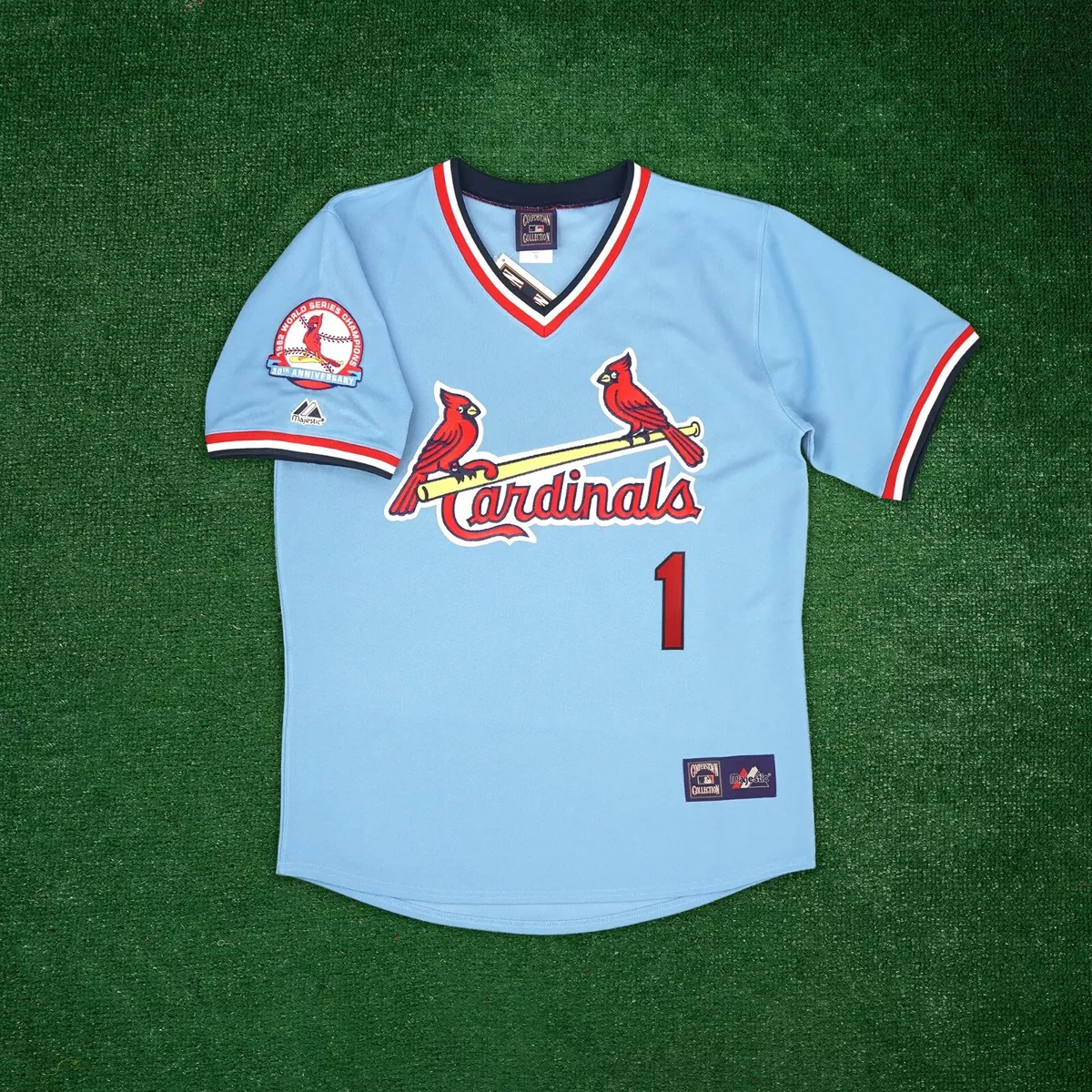 Ozzie smith powder blue cheap jersey