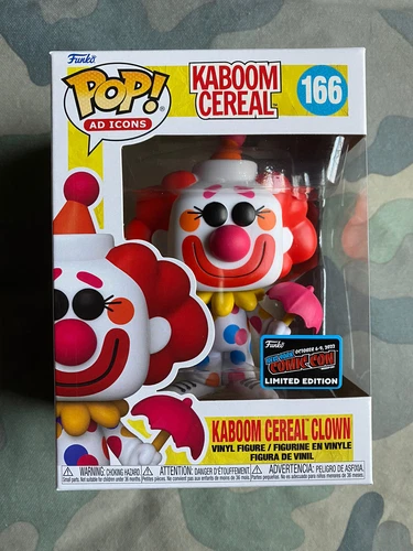 Funko POP! Ad Icons Kaboom Cereal Clown #166 NYCC 2022 Con Sticker W/ Protector!