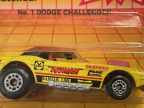 VTG Matchbox SUPERFAST No. 1 Dodge Challenger 'Toyman' On Original Sealed Card