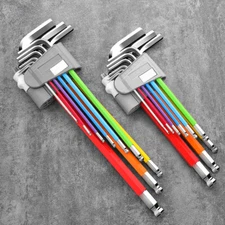 Allen Key Set Screwdriver 9pcs Set Hexagon Spanner Universal Hex Wrench Tool