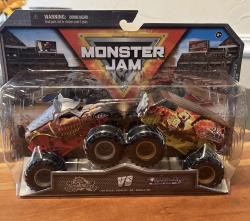 New Monster Jam Versus Series 22 Knightmare vs Thunder Bus 2023 New Release - Picture 6 of 21