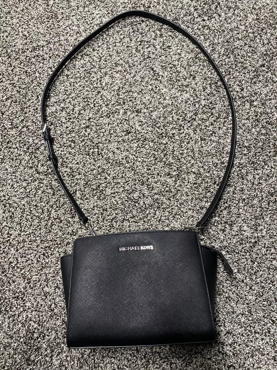 Michael Kors small black crossbody purse