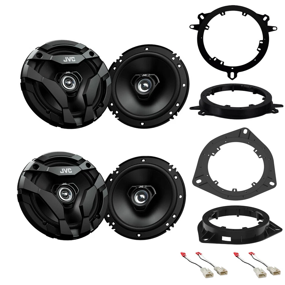 Altavoces de puerta delantera y trasera JVC CS-DF620 6,5" para Toyota Sequoia 2001-2007 Foto 2 de 3