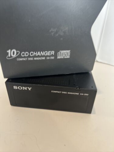 Sony Compact Disc Magazine XA-250 10 CD Changer W Protective Sleeve