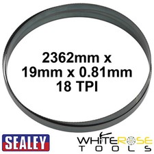 Sealey Bandsaw Blade 2362mm x 19mm x 0.81mm 18TPI Band Saw Steel Aluminium