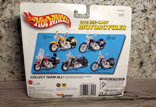 2000 Mattel Hot Wheels 1:18 Die Cast Model Harley-Davidson Fat Boy - Picture 2 of 2