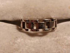 Vintage Sterling Silver Ring Size 7 Adjustable Signed 925s
