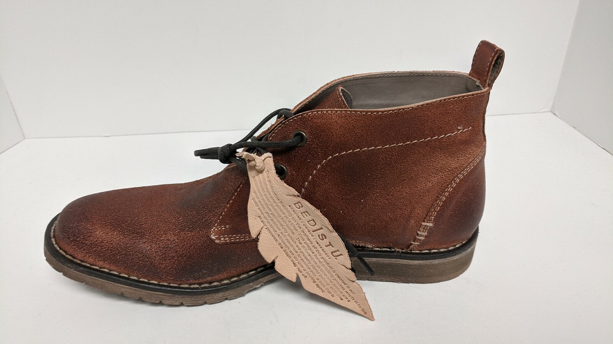 Bed Stu Rayburn Lace-Up Boots, Rustic Suede, Men display picture 1