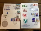 ICOLLECTZONE  Belgium FDC Lot of eight (A400-BelFDC7)