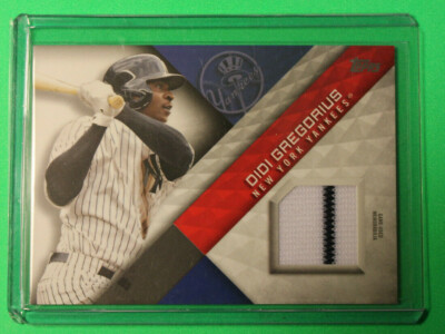 2018 Topps Didi Gregorius Game Used Jersey Patch Relic Material