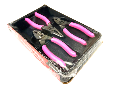 Snap on Tools NEW PL344BCFP 3 Piece Slip Joint Pliers Set Snap on Tools NEW PL344BCFP 3 Piece Slip Joint Pliers Set