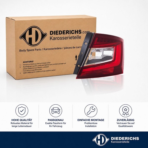 Heckleuchte Rechts Diederichs 7807190 FÜR Skoda RÜCkleuchte Hecklicht-image