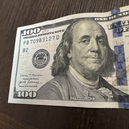 $100 CASH - $100 Dollar Bill - Blue Note - United States note USD - Lot 127D - Picture 2 of 8