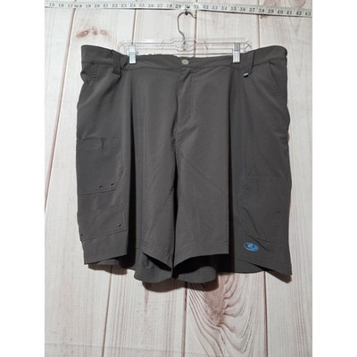 Mossy Oak Fishing Shorts Mens 3XL Gray Coolcore Cargo Utility Hiking
