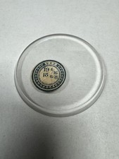 Vintage Unmarked Round Glass Pocket Watch Crystal 43.79mm VTF 19 6/16 18 6/8