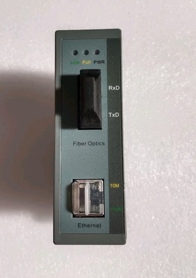 ICP DAS NS-200FC Fiber Optics To Ethernet Converter New