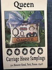 Carriage House Samplings Queen Cross Stitch Pattern Ornament