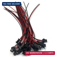JST SM 2-Pins 2P Female Male Plug Connector Wire Cables for Arduino Pac