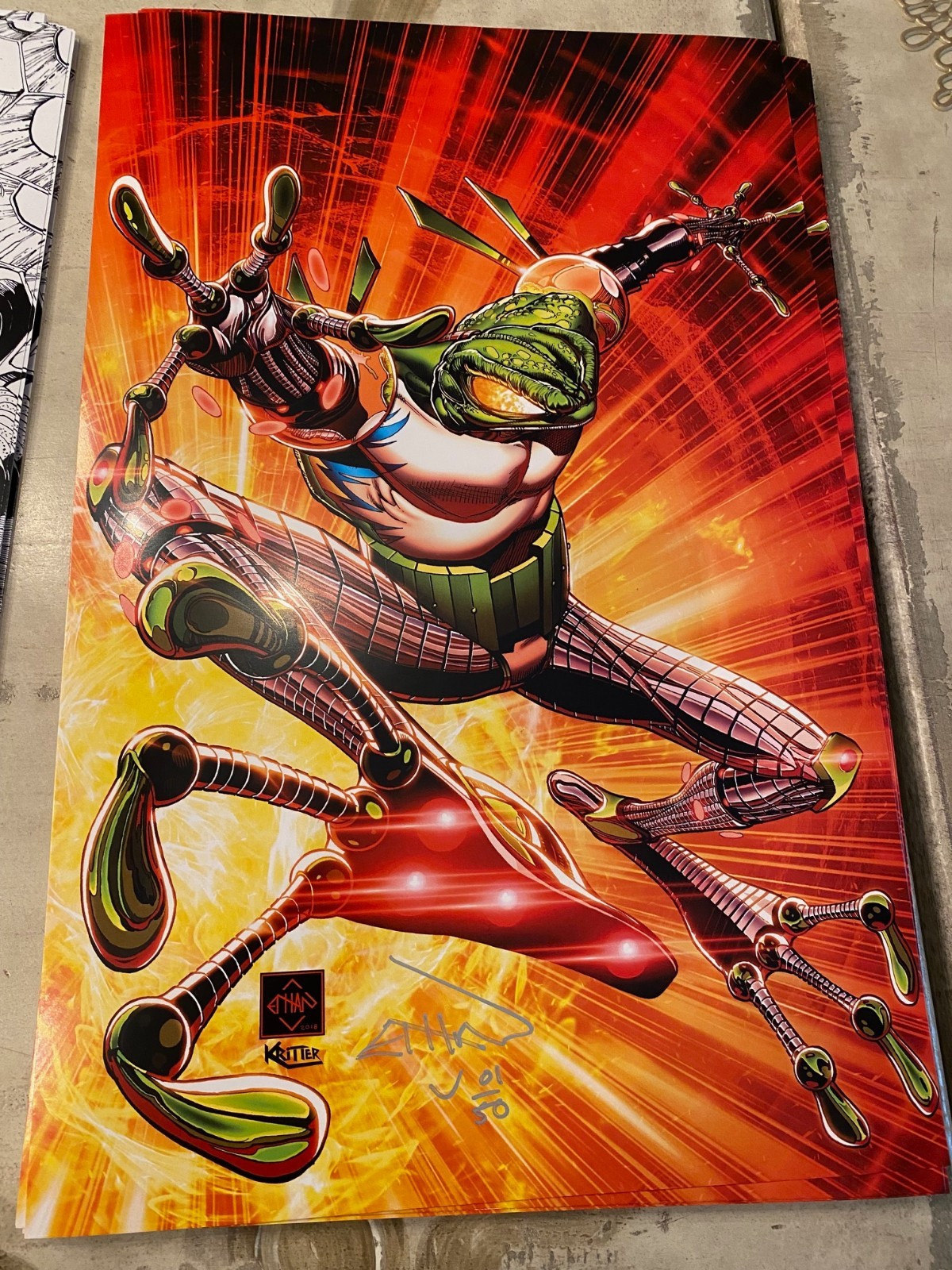 CYBERFROG Reboot!  Limited Print Signed and numbered ltd 50