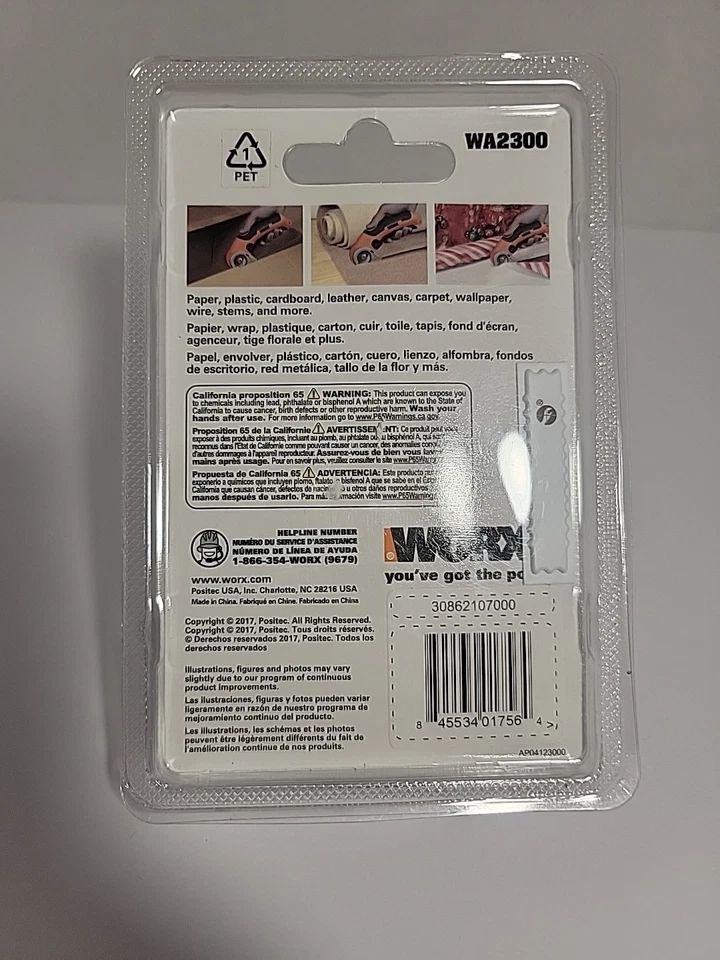 Lâminas de corte rotativas Worx WA2300 1-1/2" ZipSnip, pacote com 2 - Imagem 2 de 2