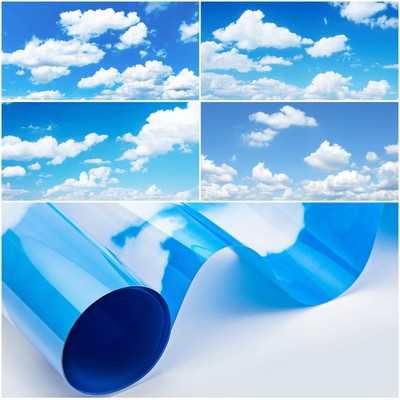 4 Pcs Fluorescent Light Covers Ceiling Light Covers Classroom Light Filters Clou