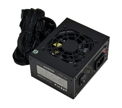 APEVIA SFX-AP400W Mini ITX Micro ATX SFX 400W Power Supply Compact Quiet PC Unit
