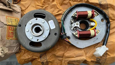 #ad HONDA CG125 CG 125 Stator Flywheel Magneto Set Point Contact Breaker Model $199.00
