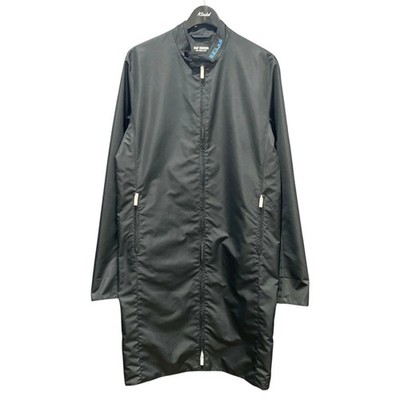 RAF SIMONS 20AW zip-up nylon coat 202 716 Black Size: 48