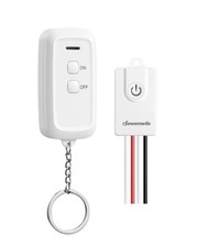 Funkschalter mit Fernbedienung, Funk-Wandsender 230V, Wandschalter mit Sender
