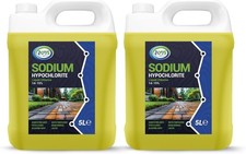 JOVS Sodium Hypochlorite 2x5L – High Strength (14-15%) Patio & Driveway Cleaner