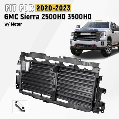 For 2020-2023 GMC Sierra 2500HD 3500HD Front Radiator Grille Shutter w/ Motor