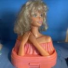 Barbie Head Make Me Pretty Hair Styling Doll With Drawer &Hands 1988 Arco Mattel