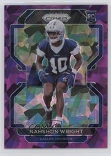 2021 Panini Prizm Rookie Purple Ice Prizm 207/225 Nahshon Wright #438 0us8
